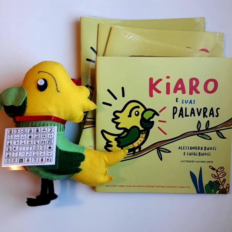 Capa do Livro "Kiaro e suas palavras"